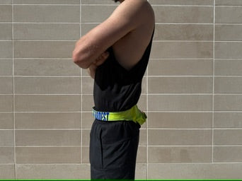 Alpha Hi-Vis Yellow Elite Pro R.T.H. Running Belt