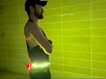 Alpha Hi-Vis Yellow Elite Pro R.T.H. Running Belt