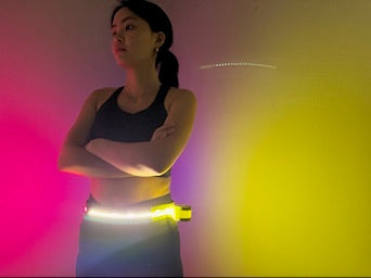 Alpha Hi-Vis Yellow Elite Pro R.T.H. Running Belt