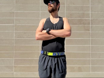 Alpha Hi-Vis Yellow Elite Pro R.T.H. Running Belt