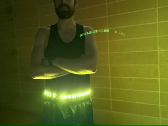 Alpha Hi-Vis Yellow Elite Pro R.T.H. Running Belt