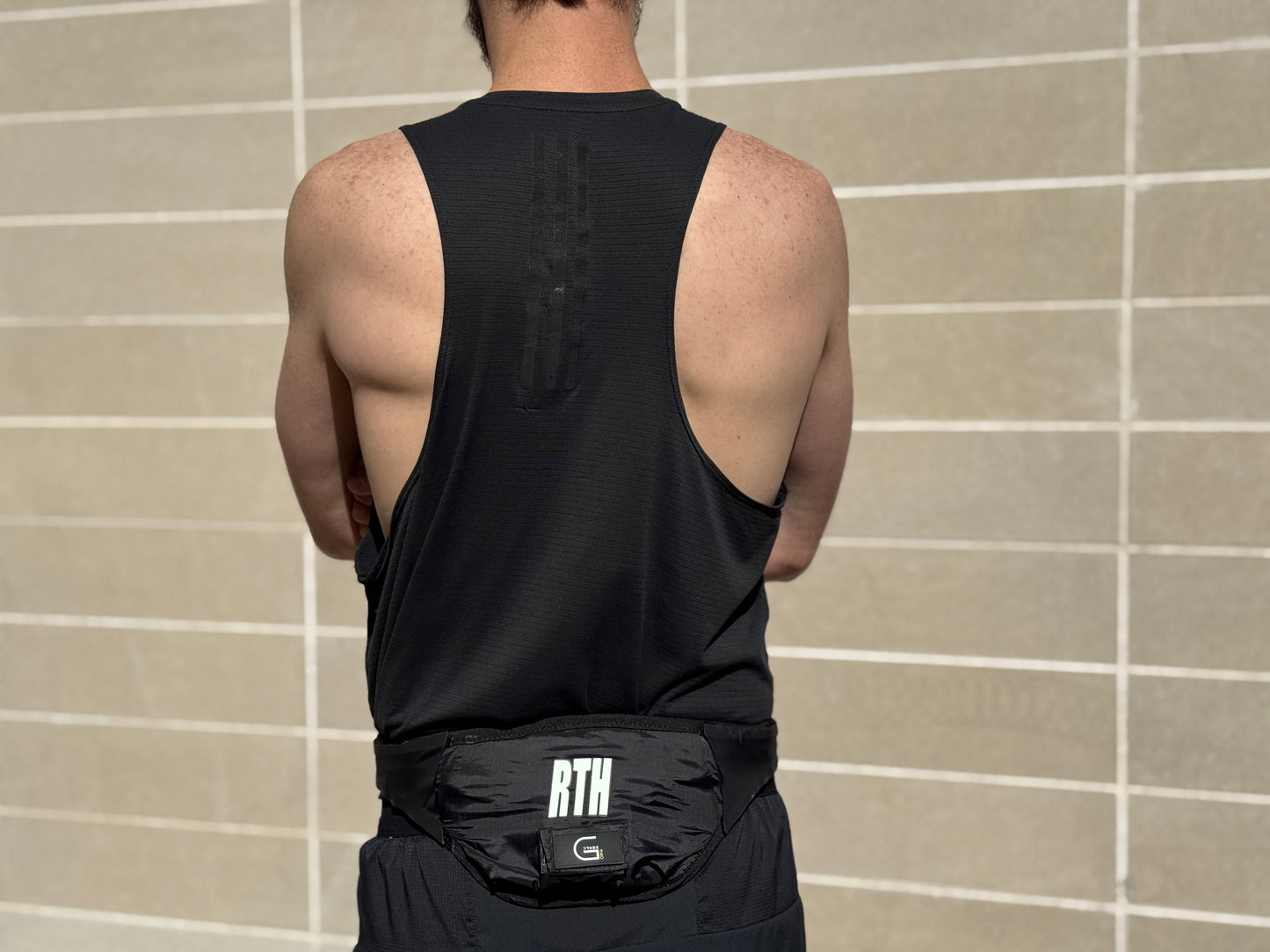 The Elite Pro 360 RTH Running Belt Tuxedo