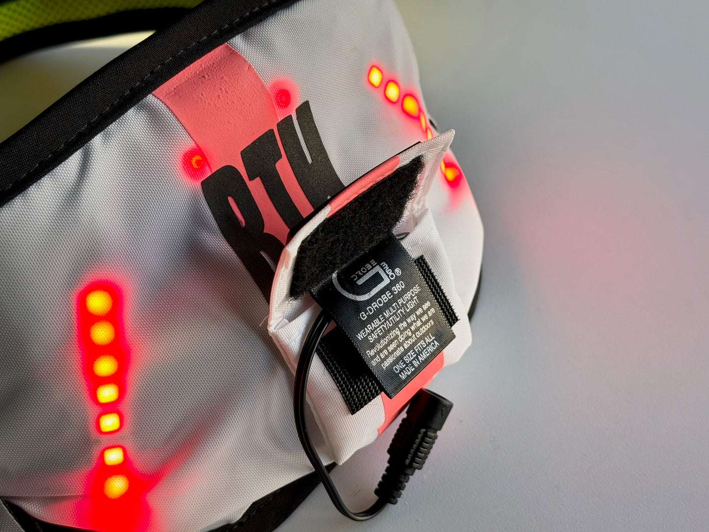 The Hyper White Elite Pro R.T.H. Running Belt